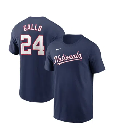 Nike Men's Joey Gallo Navy Washington Nationals Fuse Name Number T-shirt