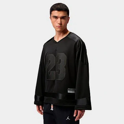 Nike Men's Jordan Brooklyn Festival Hockey Jersey In Black