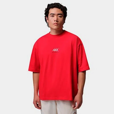 Nike Men's Jordan Flight Graphic Oversized T-shirt In Red