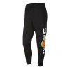 Nike Men's Jordan Why Not? Casual Sports Elastic Waistband Fleece Long Pants/trousers Black In Blue