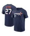 Nike Men's Jose Altuve Navy Houston Astros 2025 City Connect Fuse Name Number T-shirt In Blue