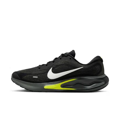 Nike Men's Journey Run Road Running Shoes In Black