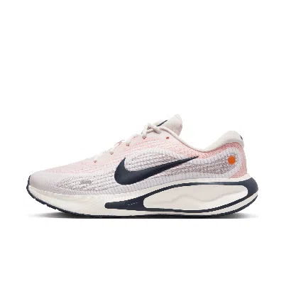 Nike Men's Journey Run Road Running Shoes In White/blue/orange