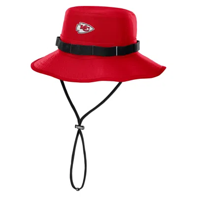 Nike Men's Kansas City Chiefs Primetime Apex Boonie Nfl Dri-fit College Bucket Hat In Red