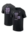 Nike Men's Kate Martin Eclipse Black Golden State Valkyries Explorer Edition Name Number T-shirt In Black