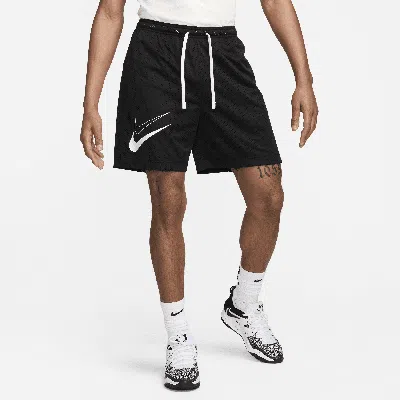 Nike Men's Kd Dri-fit Standard Issue Reversible Basketball Shorts In Black/sail/sail