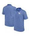 Nike Duke Blue Devils Primetime Victory Striped  Men's Dri-fit College Polo In Royal,white