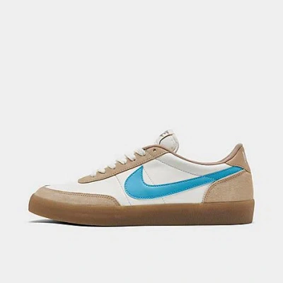 Nike Men's Killshot 2 Casual Sneakers From Finish Line In Sail/hemp/gum Light Brown/baltic Blue