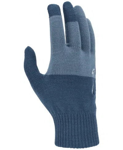 Nike Men's Knit Tech And Grip 2.0 Graphic Gloves In Blue