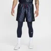 Nike Kobe 6"  Men's Dri-fit Standard Issue Reversible Basketball Shorts In Blue