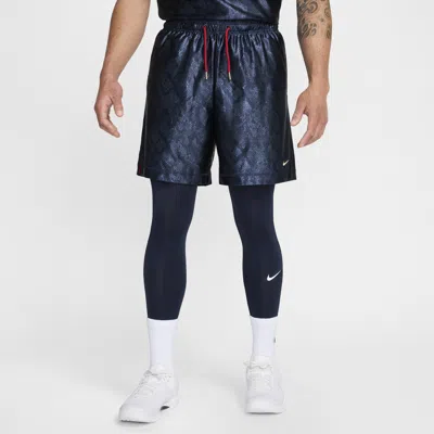 Nike Kobe 6"  Men's Dri-fit Standard Issue Reversible Basketball Shorts In Blue