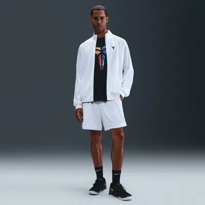 Nike Men's Kobe Dri-fit 6" Basketball Shorts In White