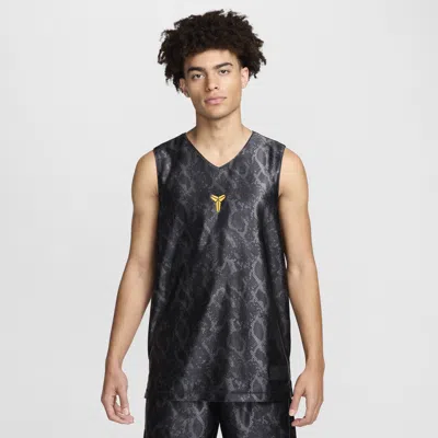 Nike Kobe  Men's Dri-fit Standard Issue Reversible Basketball Jersey In Black