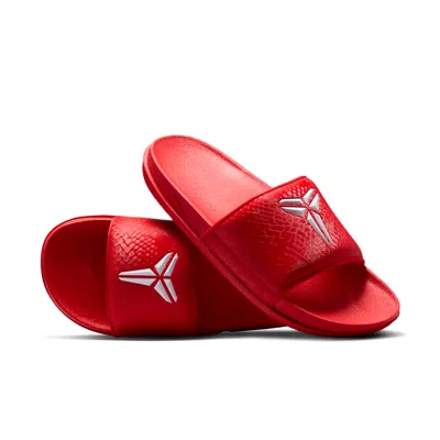 Nike Men's Kobe Offcourt Slides In Red