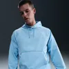 Nike Men's Therma-fit Pullover Baseball Hoodie In Blue