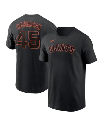 Nike Men's Kyle Harrison Black San Francisco Giants Fuse Name Number T-shirt