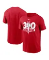 Nike Kyle Schwarber Red Philadelphia Phillies 300 Home Runs Graphic T-shirt In Red
