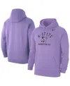 Nike Lavender Kansas State Wildcats K-state Club Hoodie In Purple