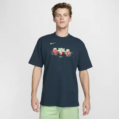 Nike Men's Lebron Max90 Basketball T-shirt In Blue