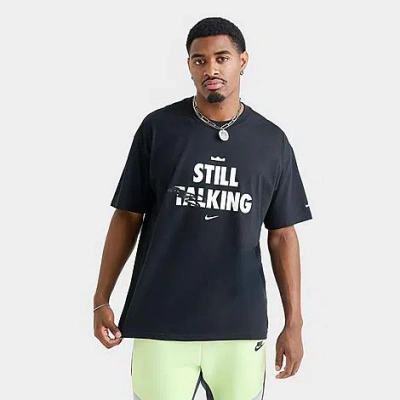 Nike Men's Lebron Shut Up And Dribble T-shirt In Blue