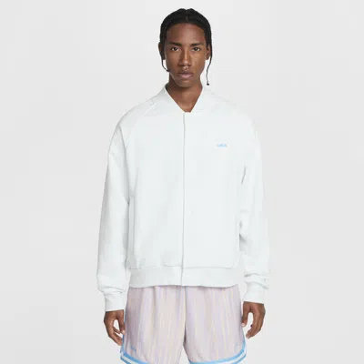 Nike Men's Lebron Standard Issue Therma-fit Basketball Jacket In White