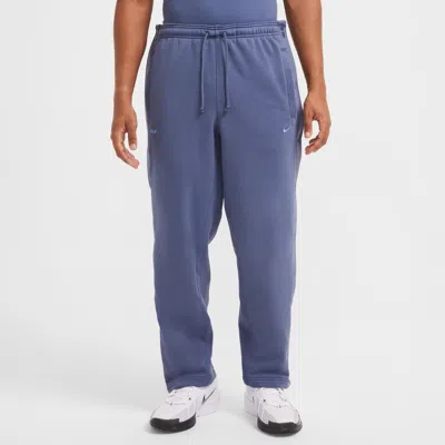 Nike Men's Lebron Standard Issue Therma-fit Basketball Pants In Blue