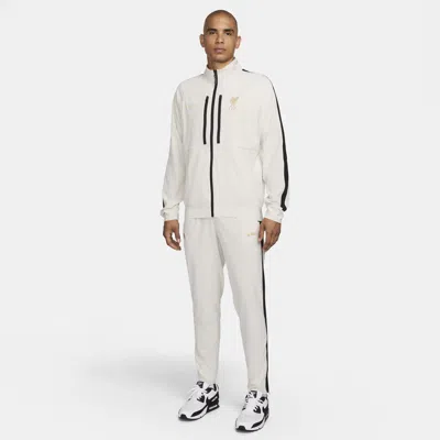 Nike Men's Lebron X Liverpool Fc Dri-fit Basketball Tracksuit In White