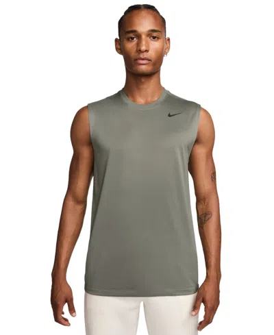 Nike Men's Legend Dri-fit Sleeveless Fitness T-shirt In Green