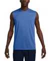 Nike Men's Dri-fit Legend Sleeveless Fitness T-shirt In Blue