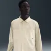 Nike Men's Life Chambray Long-sleeve Painter's Shirt In White