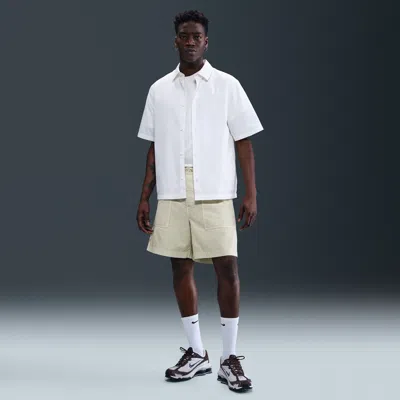 Nike Men's Club Washed Chino Shorts In Brown