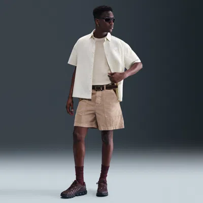 Nike Men's Life Fatigue Shorts In Brown
