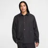 Nike Oversize Button-up Field Shirt In Grey
