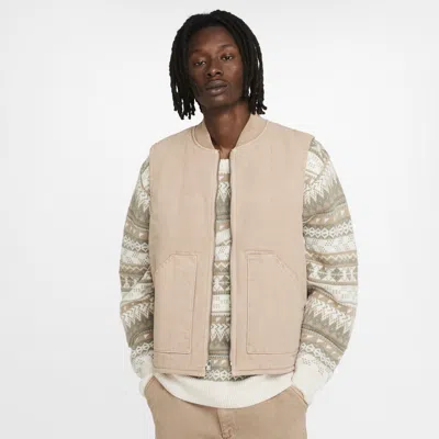 Nike Men's Life Padded Work Vest In Brown