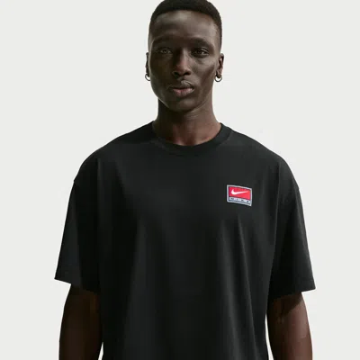 Nike Life Cotton T-shirt In Black