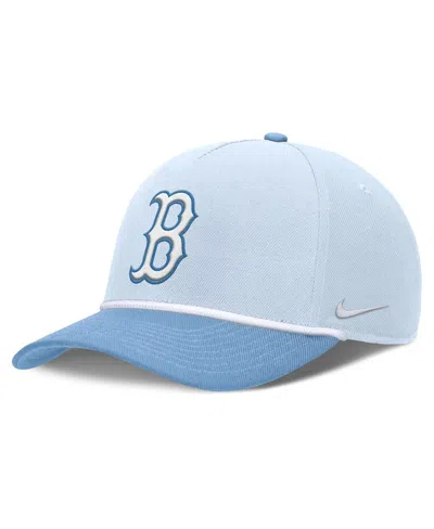 Nike Men's Light Blue Boston Red Sox Rise Dri-fit Adjustable Hat