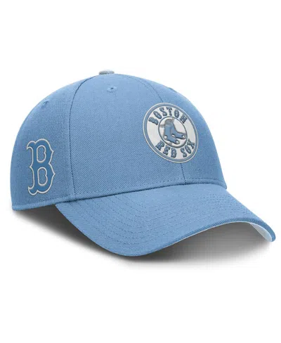 Nike Men's Light Blue Boston Red Sox Rise Dri-fit Adjustable Hat