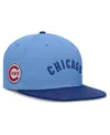Nike Men's Light Blue Chicago Cubs True Performance Fitted Hat In Light Blue