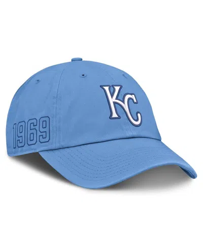 Nike Men's Light Blue Kansas City Royals Cooperstown Club Adjustable Hat