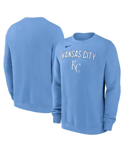 Nike Men's Light Blue Kansas City Royals Pullover Sweatshirt