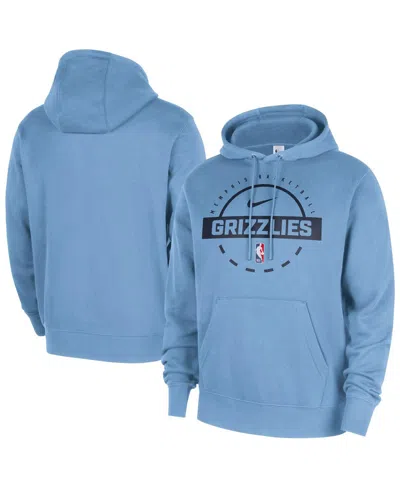 Nike Men's Light Blue Memphis Grizzlies 2025/26 Authentic Practice Club Pullover Hoodie