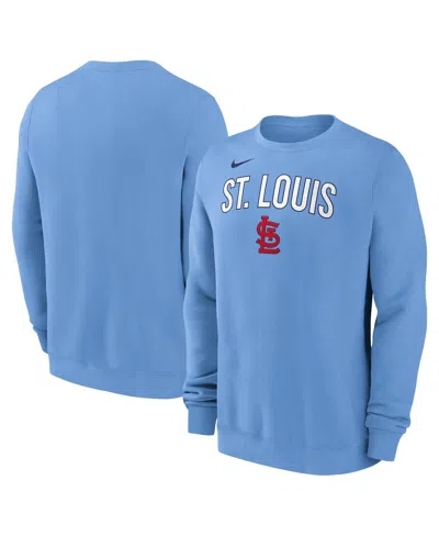 Nike Men's Light Blue St. Louis Cardinals Pullover Sweatshirt