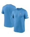 Nike Light Blue Tennessee Titans Sideline Alt Pack Small Logo Legend Performance T-shirt In Blue