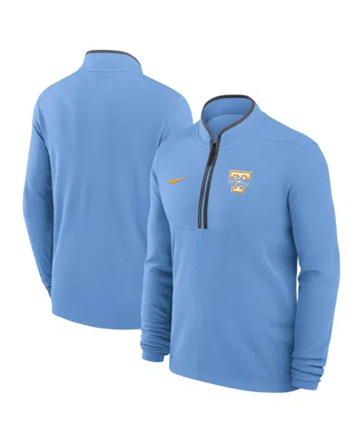 Nike Men's Light Blue Tennessee Volunteers Lady Vols Victory Dri-fit Half-zip Pullover Jacket