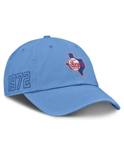Nike Men's Light Blue Texas Rangers Cooperstown Club Adjustable Hat