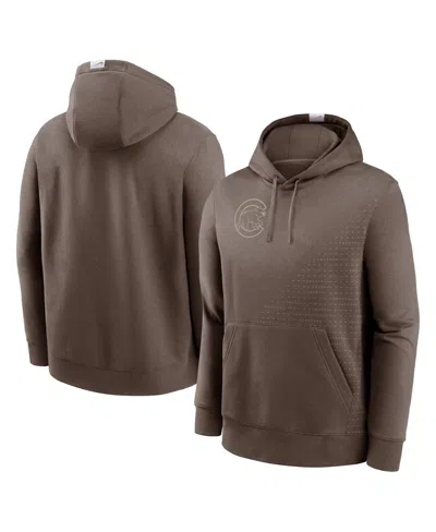 Nike Men's Light Brown Chicago Cubs Statement Pullover Hoodie