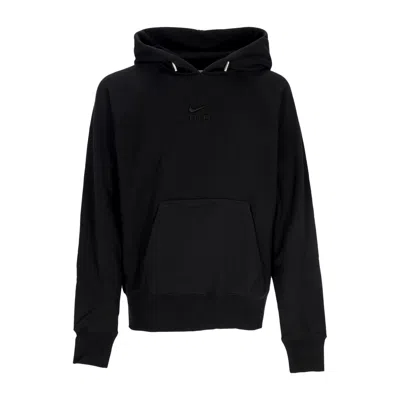 Nike Men's Lightweight Hooded Sweatshirt Sportswear Air French Terry Hoodie Black/black