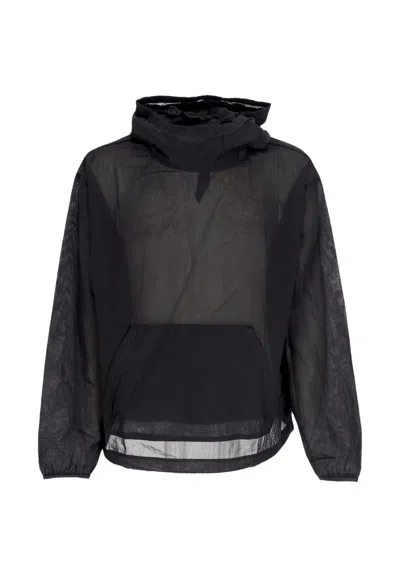 Nike Men's Lightweight Hooded Sweatshirt Sportswear Tech Pack Woven Mesh Hoodie Black/black