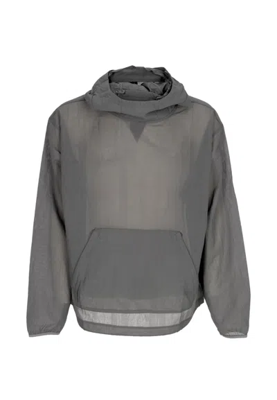 Nike Men's Lightweight Hooded Sweatshirt Sportswear Tech Pack Woven Mesh Hoodie Iron Grey/iron Grey