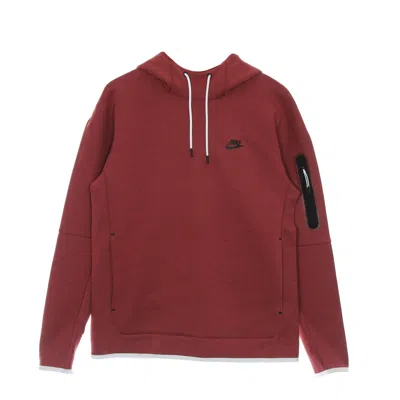 Nike Men's Lightweight Hooded Sweatshirt Tech Fleece Po Hoodie Cedar/black
